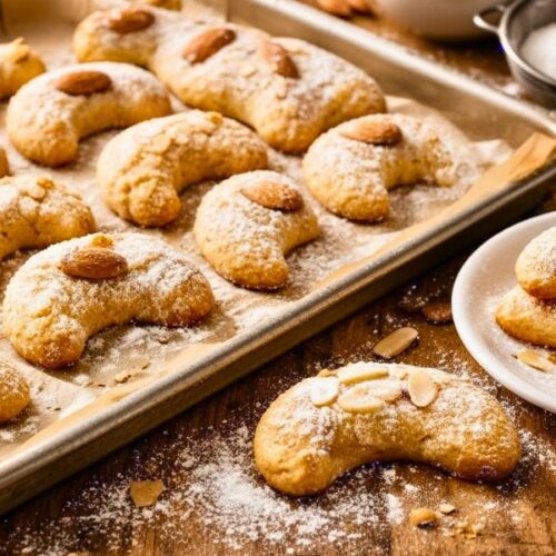 Almond Crescent Cookies Recipe