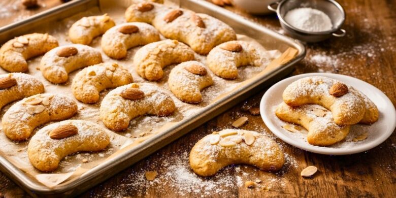 Almond Crescent Cookies Recipe