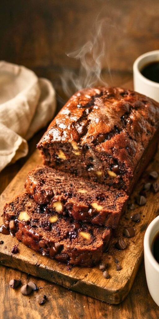 Chocolate Espresso Banana Bread Recipe