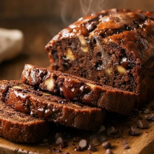 Chocolate Espresso Banana Bread Recipe