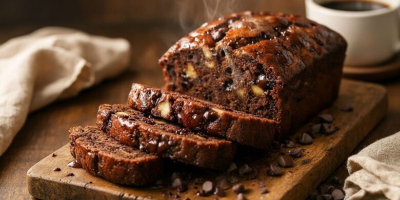 Chocolate Espresso Banana Bread Recipe