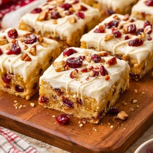 Cranberry Bliss Bars Recipe