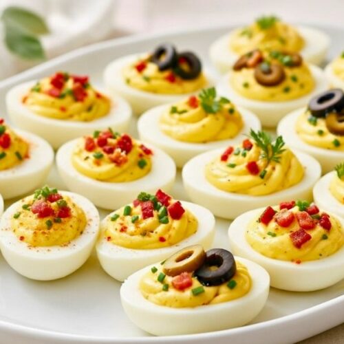 Deviled Eggs Garnishes Recipe