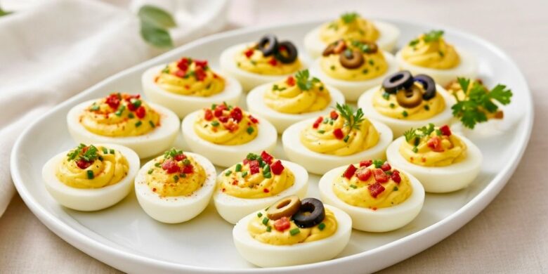 Deviled Eggs Garnishes Recipe