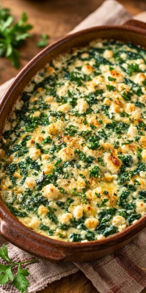 Easy Feta and Spinach Casserole Recipe