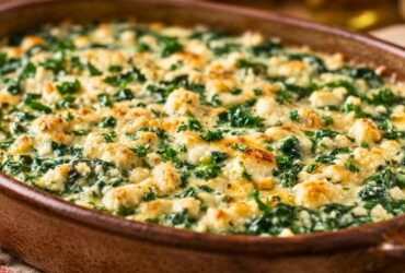 Easy Feta and Spinach Casserole Recipe