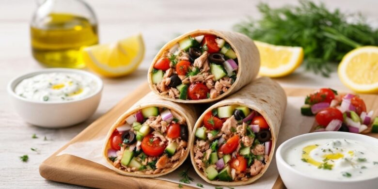 Greek Tuna Wrap Recipe
