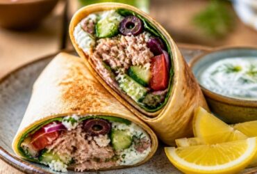 Greek Tuna Wrap Recipe
