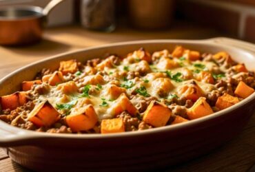 Ground Turkey Sweet Potato Bake Recipe