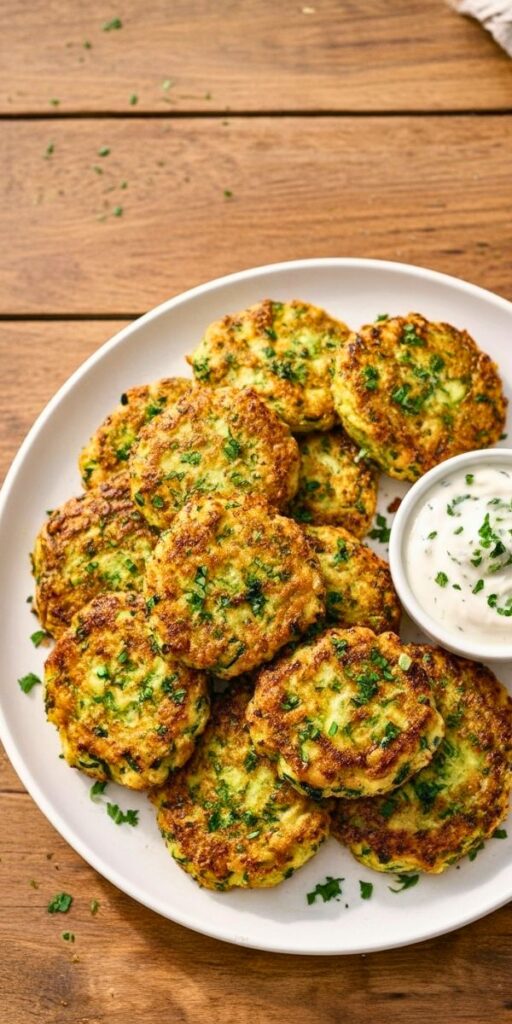 Healthy Zucchini Fritters Recipe