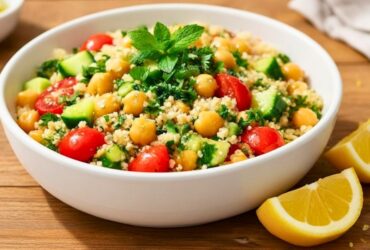 Lemon Herb Quinoa with Chickpeas Recipe