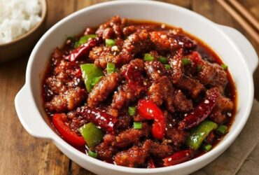 Sichuan Style Crispy Chili Beef Recipe