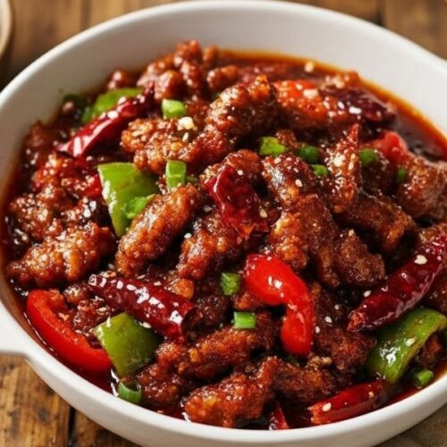 Sichuan Style Crispy Chili Beef Recipe