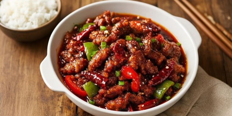 Sichuan Style Crispy Chili Beef Recipe