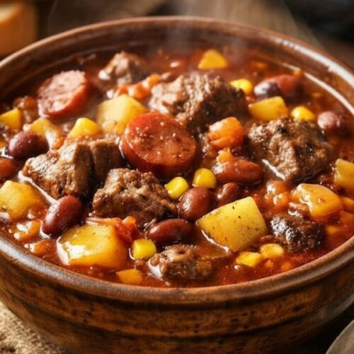 Slow Cooker Cowboy Stew Recipe