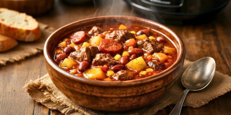 Slow Cooker Cowboy Stew Recipe