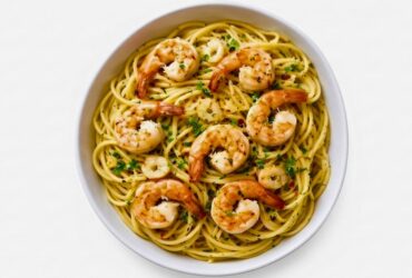 Spaghetti Aglio e olio With Shrimp Recipe