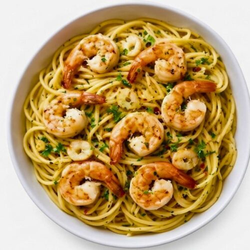 Spaghetti Aglio e olio With Shrimp Recipe