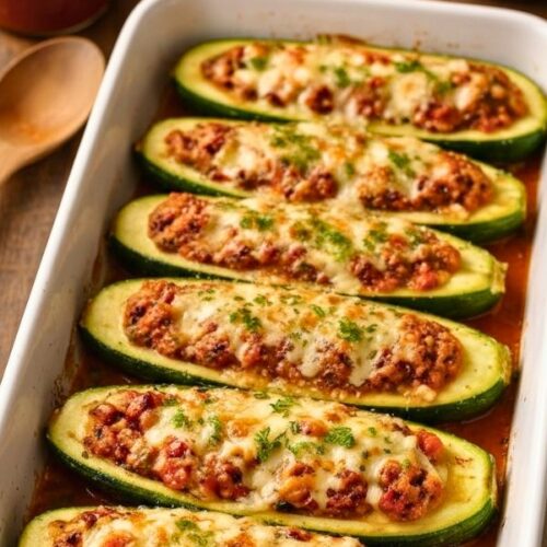 Stuffed Zucchini Boats Recipe