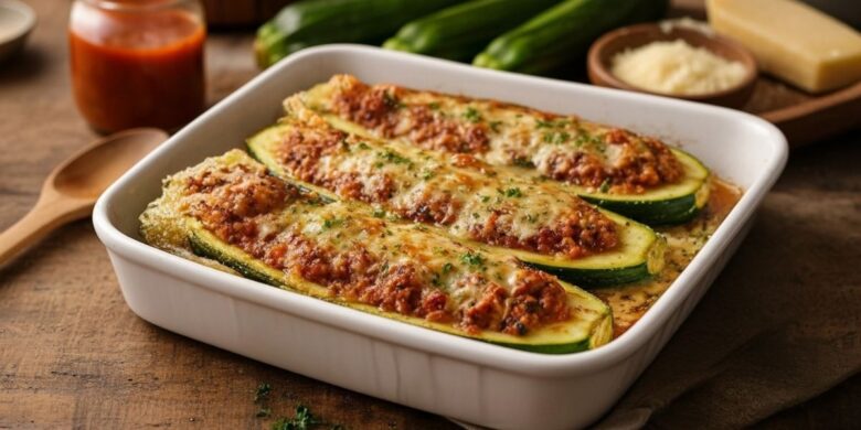 Stuffed Zucchini Boats Recipe