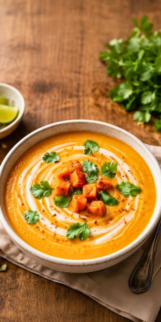 Sweet Potato Coconut Soup Recipe