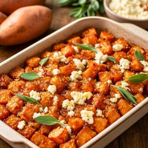 Sweet Potato Goat Cheese Sage Recipe