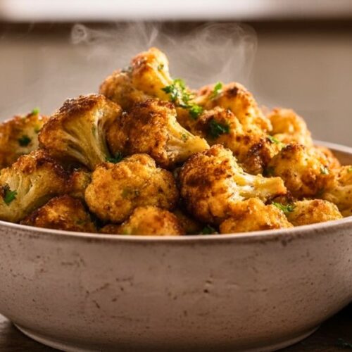 Air Fryer Roasted Cauliflower Recipe