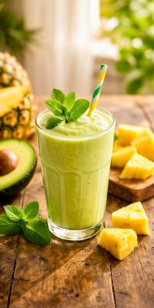 Avocado Pineapple Smoothie Recipe