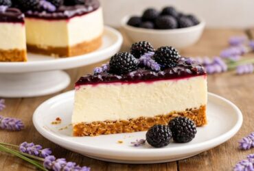 Blackberry Lavender Cheesecake Recipe