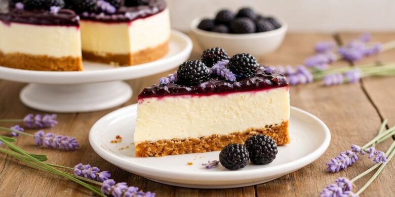 Blackberry Lavender Cheesecake Recipe