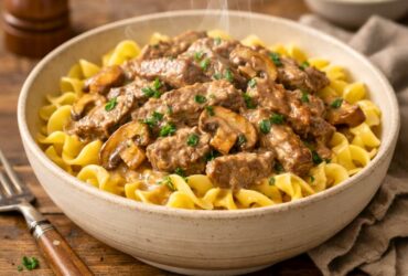 Bobby Flay Beef Stroganoff Recipe