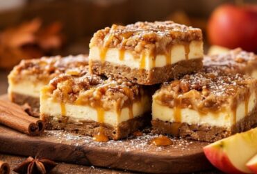 Caramel Apple Cheesecake Bars Recipe