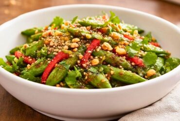Chili Crisp Snap Pea Salad Recipe