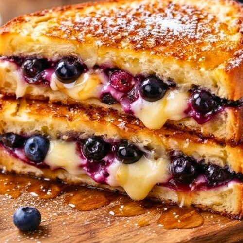 Crispy Blueberry Grilled Cheese Recipe