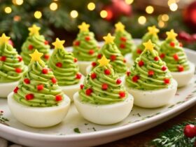 Deviled Egg Christmas Trees Recipe