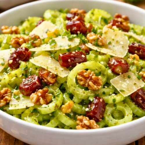 Easy Celery Salad With Dates And Parmesan Recipe