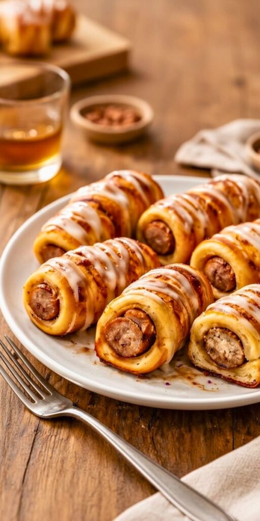 Easy Cinnamon Roll Sausage Wraps Recipe