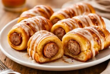 Easy Cinnamon Roll Sausage Wraps Recipe
