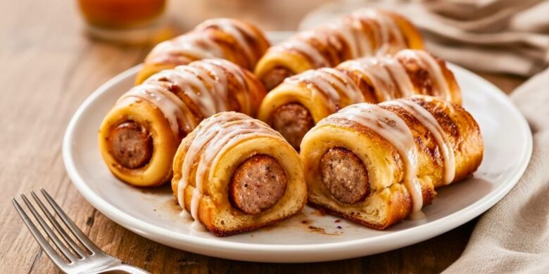 Easy Cinnamon Roll Sausage Wraps Recipe
