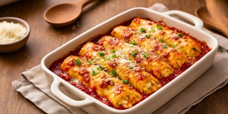 Easy Ina Garten Stuffed Manicotti Recipe