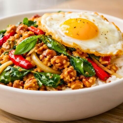 Easy Spicy Thai Basil Chicken Recipe