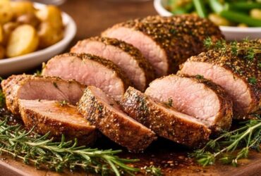 Flavorful Herb Crusted Pork Tenderloin Recipe