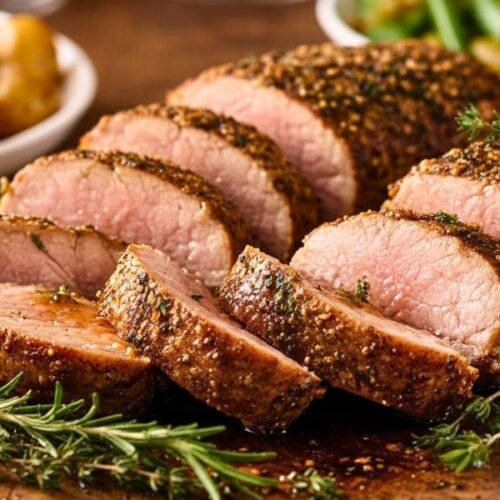 Flavorful Herb Crusted Pork Tenderloin Recipe