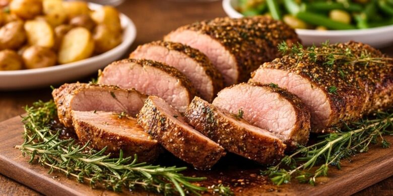 Flavorful Herb Crusted Pork Tenderloin Recipe