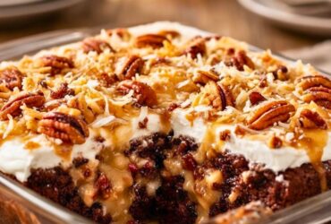 German Chocolate Poke Cake Recipe