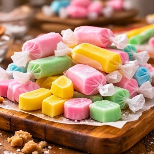 Homemade Saltwater Taffy Rolls Recipe