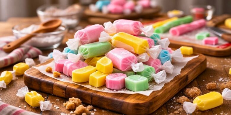 Homemade Saltwater Taffy Rolls Recipe