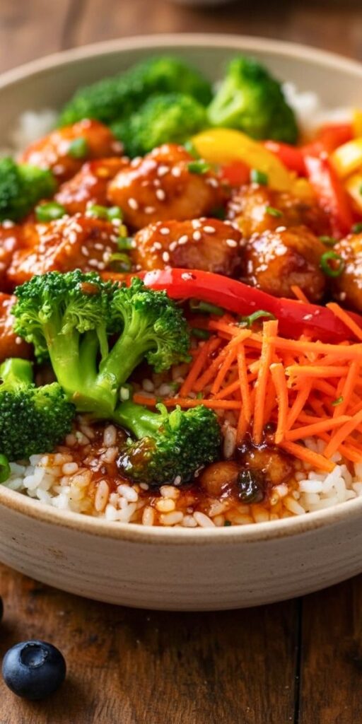 Hot Honey Chicken Bowl Recipe