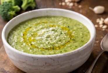 How to Make Easy Garlic Italian Broccoli Soup