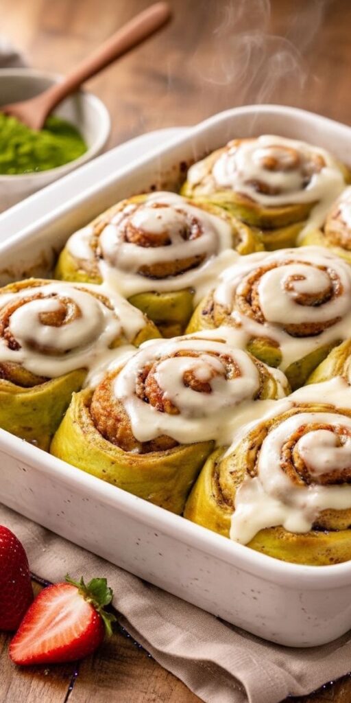 Matcha Cinnamon Rolls Recipe